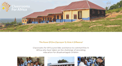 Desktop Screenshot of classroomsforafrica.org