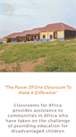 Mobile Screenshot of classroomsforafrica.org